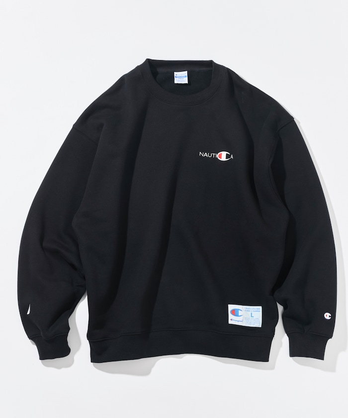 Champion × NAUTICA embroidered sweatshirt 長袖衛衣
