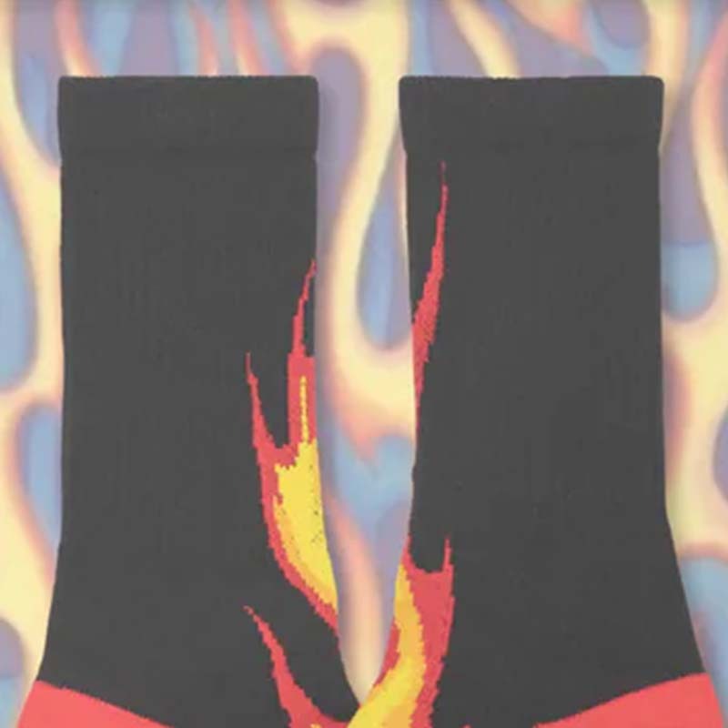 BFF Blaze up Socks 烈焰長襪 黑色 中筒襪 襪子 BFF-43 [台灣現貨]
