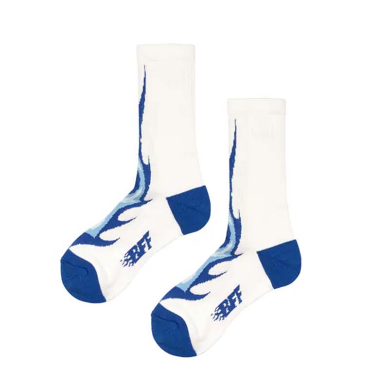 BFF Blaze up Socks 烈焰長襪 白色 中筒襪 襪子 BFF-44 [台灣現貨]