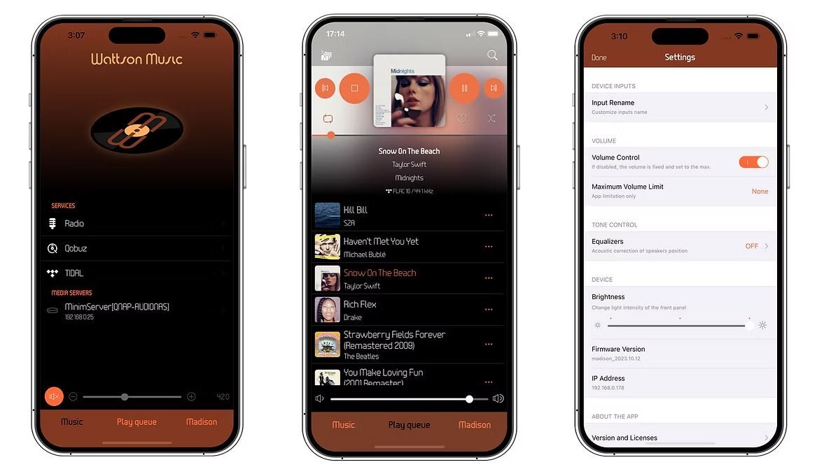 Wattson Audio  Madison Streamer 串流解碼 Wattson APP