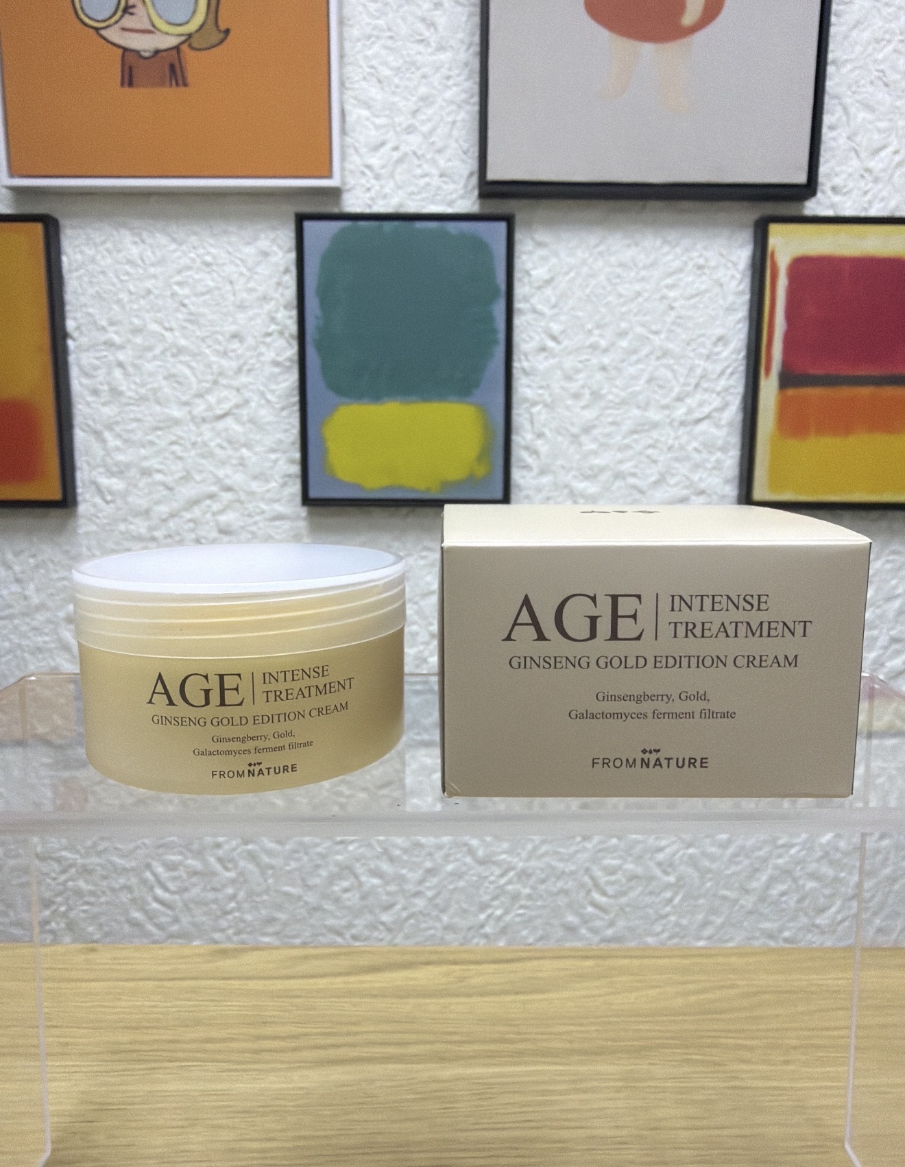 VJ79 韓國AGE FROMNATURE GINSENG GOLD EDITION CREAM 人參黃金精華晚霜 100ML (AG015)