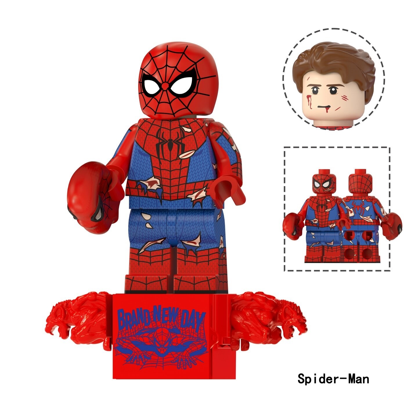 Spiderman Marvel Custom Minifigures Fit Lego TV6238 TV1313