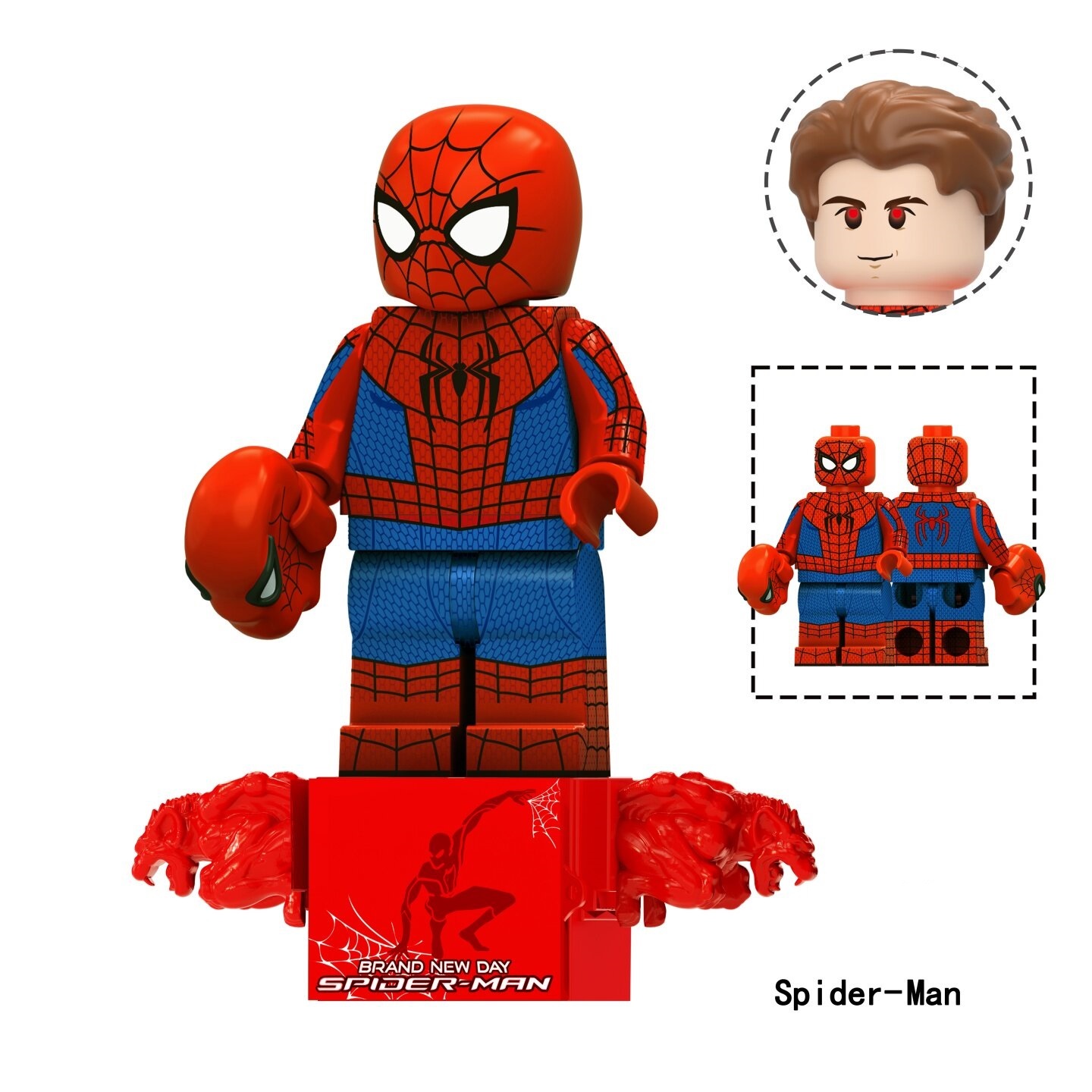 Spiderman Marvel Custom Minifigures Fit Lego TV6238 TV1314