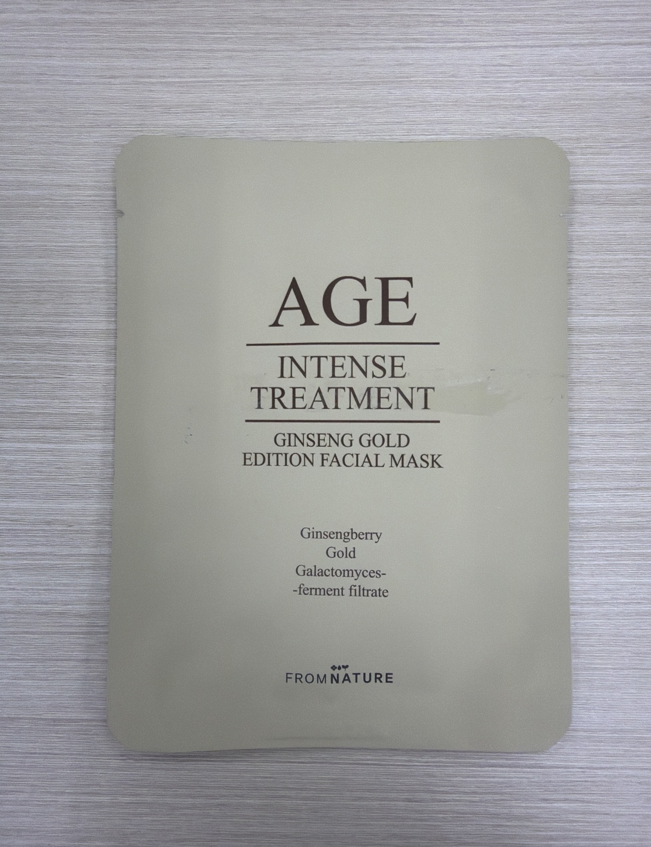 VJ80 韓國 AGE FROMNATURE GINSENG GOLD EDITION FACIAL MASK 23ML 一片 (AG016)
