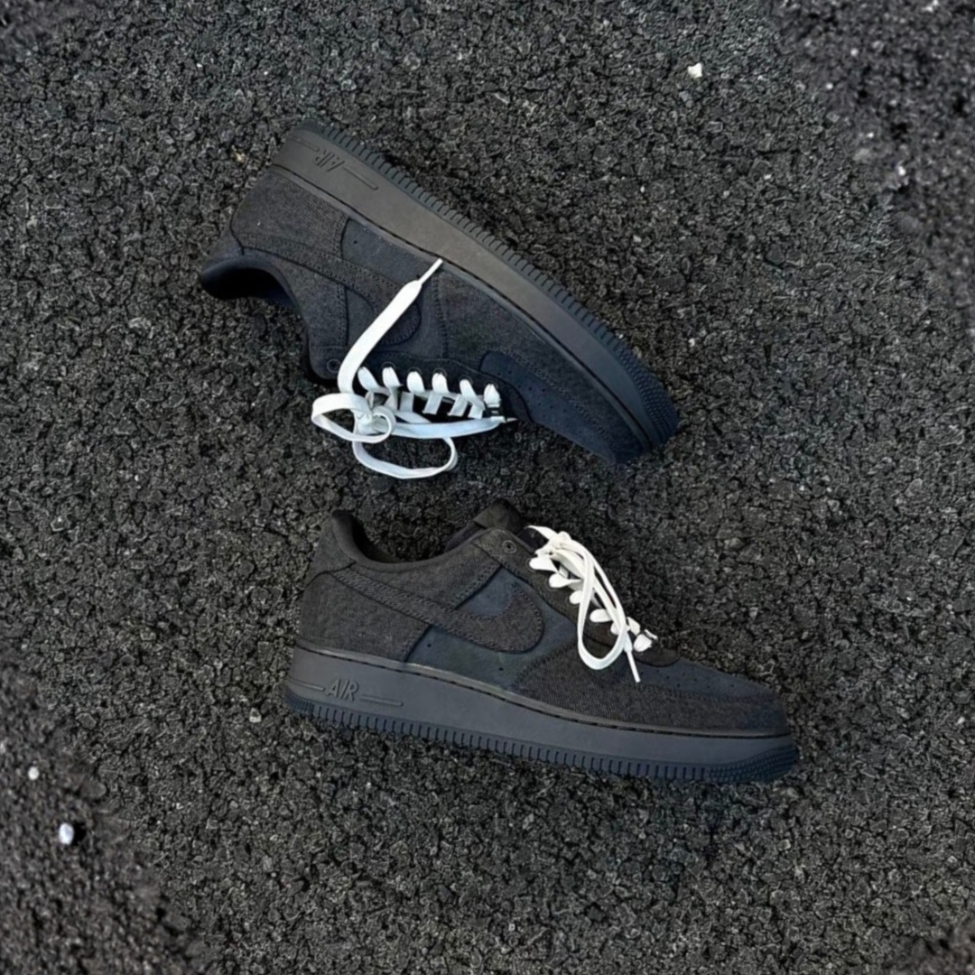 "代購" Nike Air Force 1 '07 LV8 Denim "Anthracite" 牛仔布 碳黑 男鞋