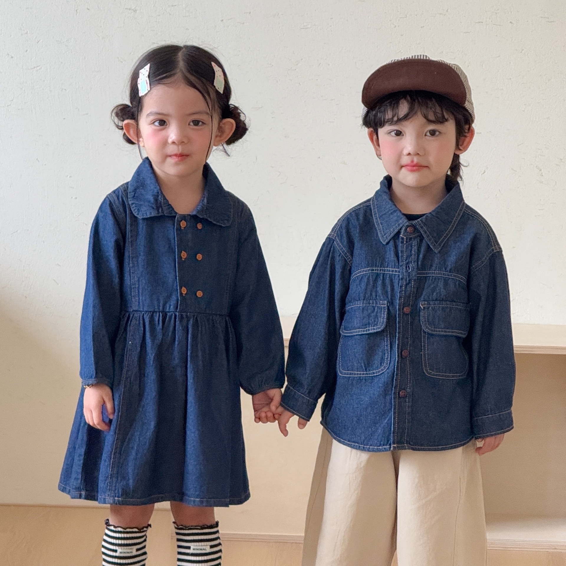 兄弟姐妹一起穿_牛仔洋裝/牛仔外套