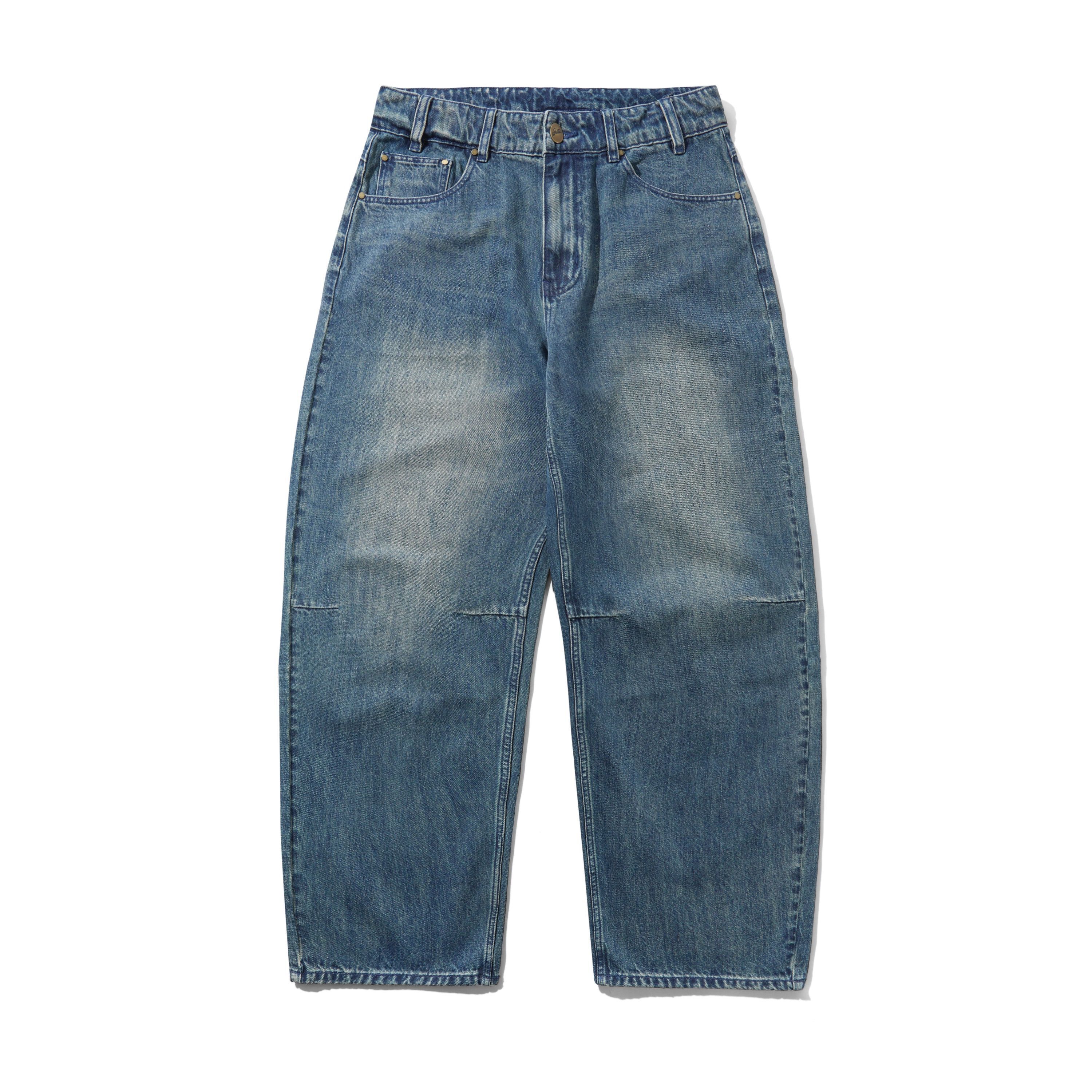 Butter goods - Wide Cut Denim Jeans Faded Work Blue