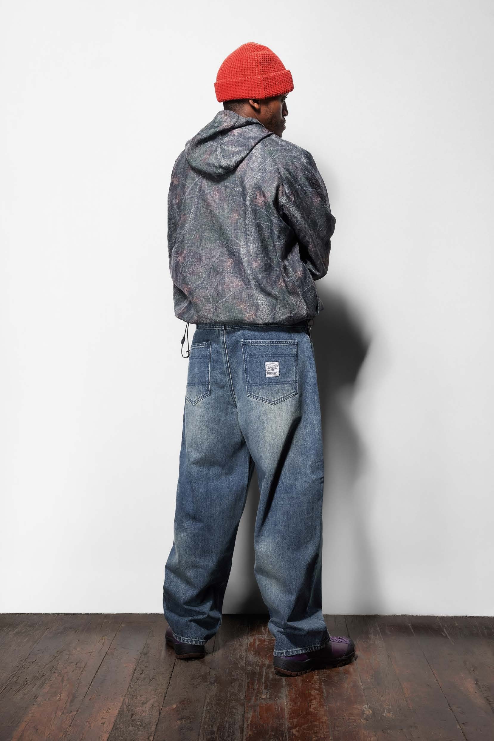 Butter goods - Wide Cut Denim Jeans Faded Work Blue