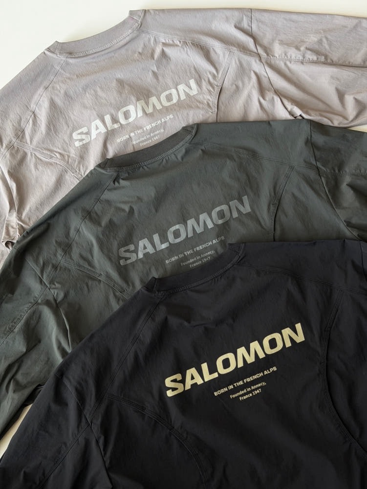 Salomon Slate 韓版 寬鬆 圓領 長袖 三色