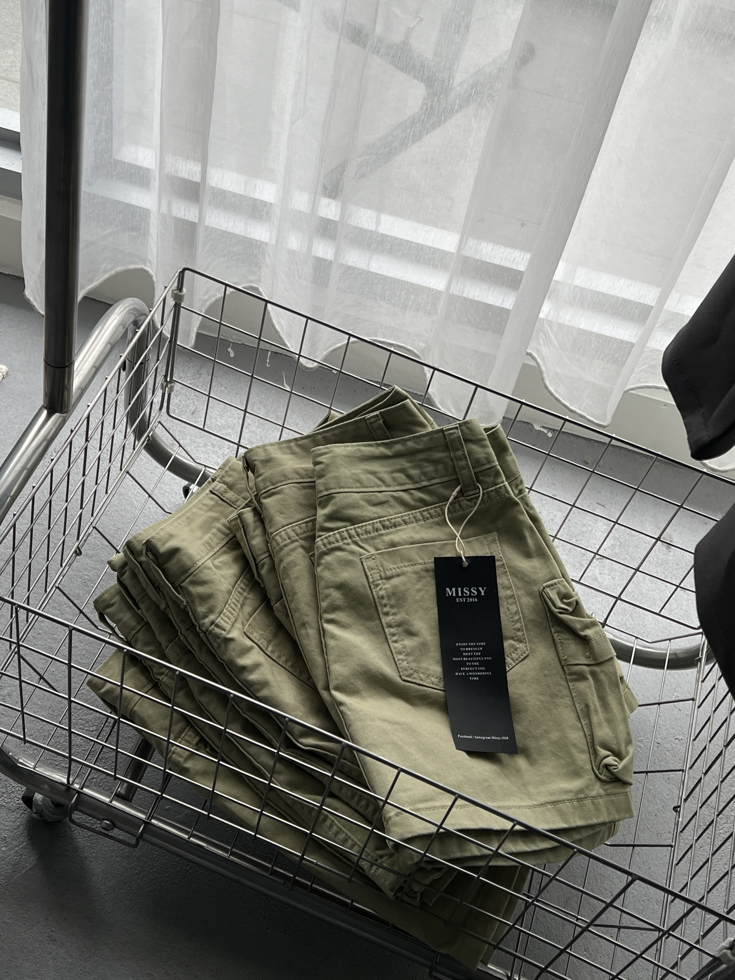 瑕疵款單件$199-雙口袋工裝甜辣褲裙🍏