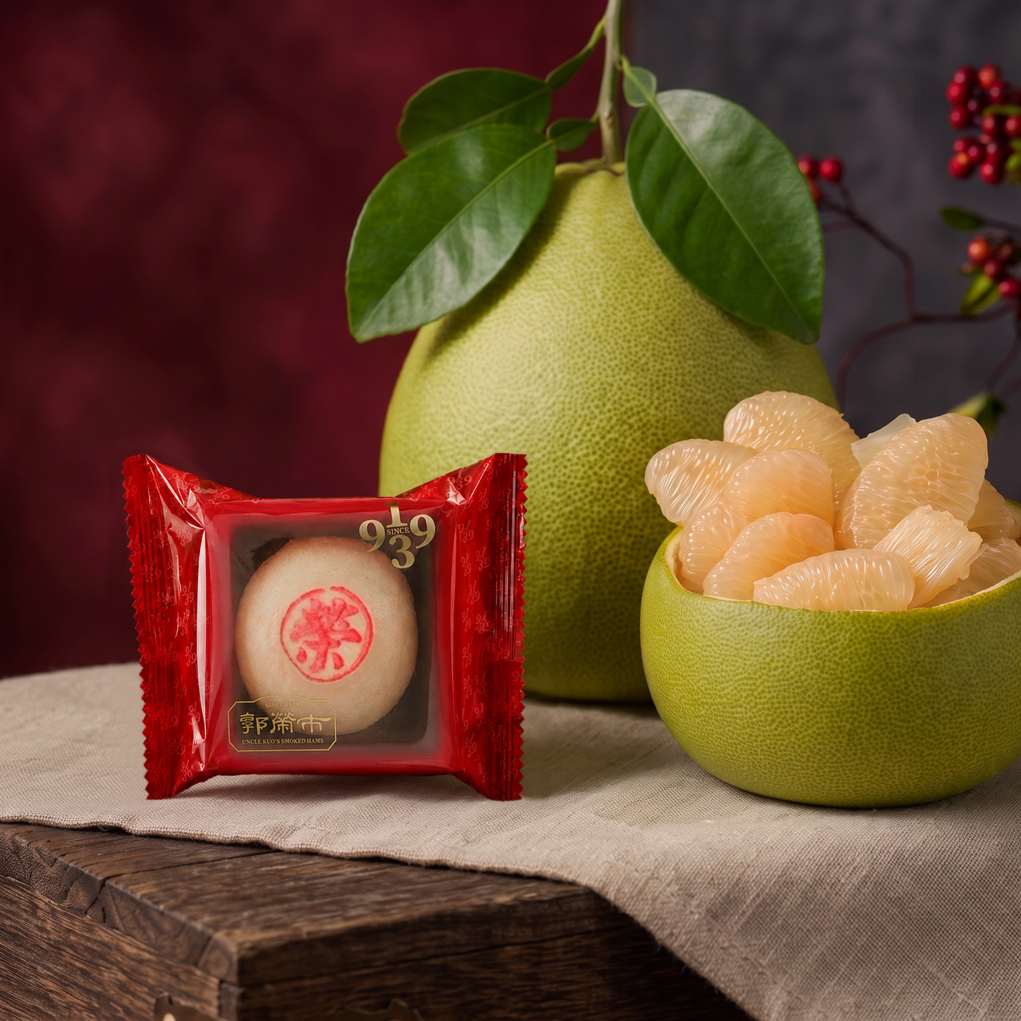 郭榮市．柚香金萱火腿小月餅(常溫)