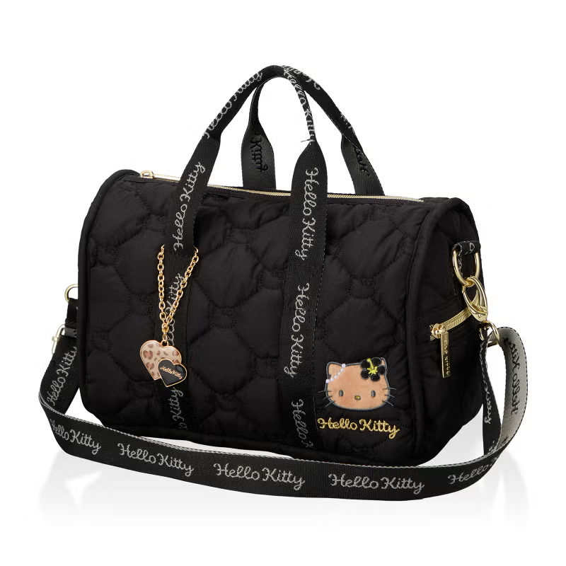 26163 Sanrio Hello Kitty 波士頓包 曬黑版 黑色 #JP-SI-6117SA54