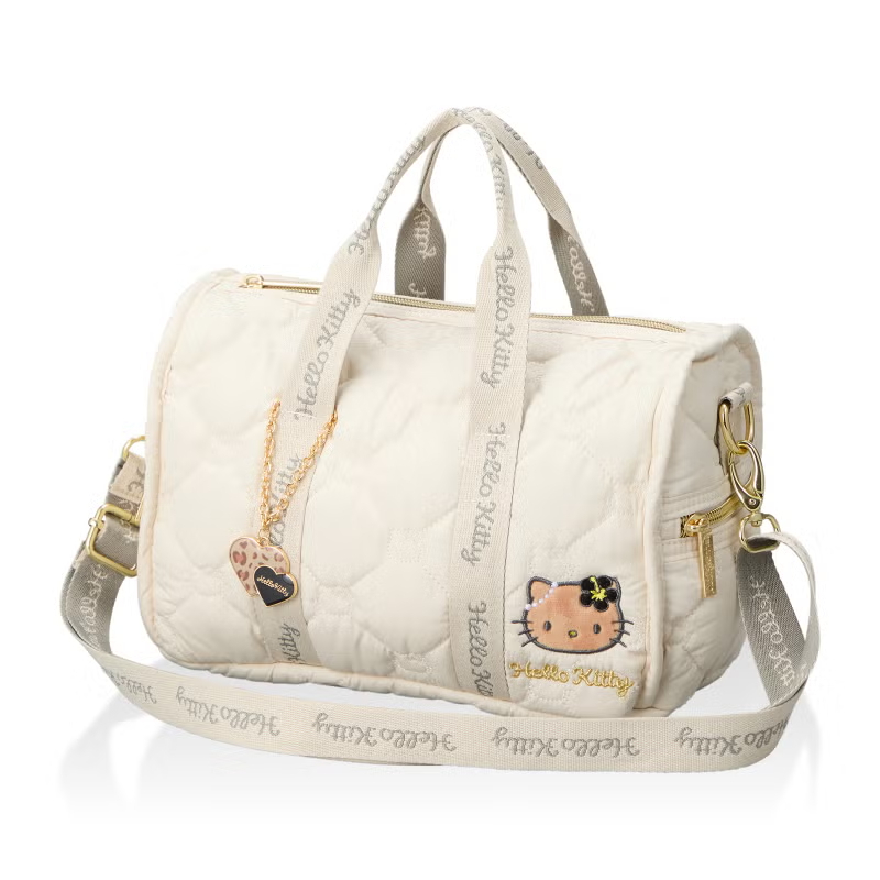 26163 Sanrio Hello Kitty 波士頓包 曬黑版 白色 #JP-SI-6117SA55