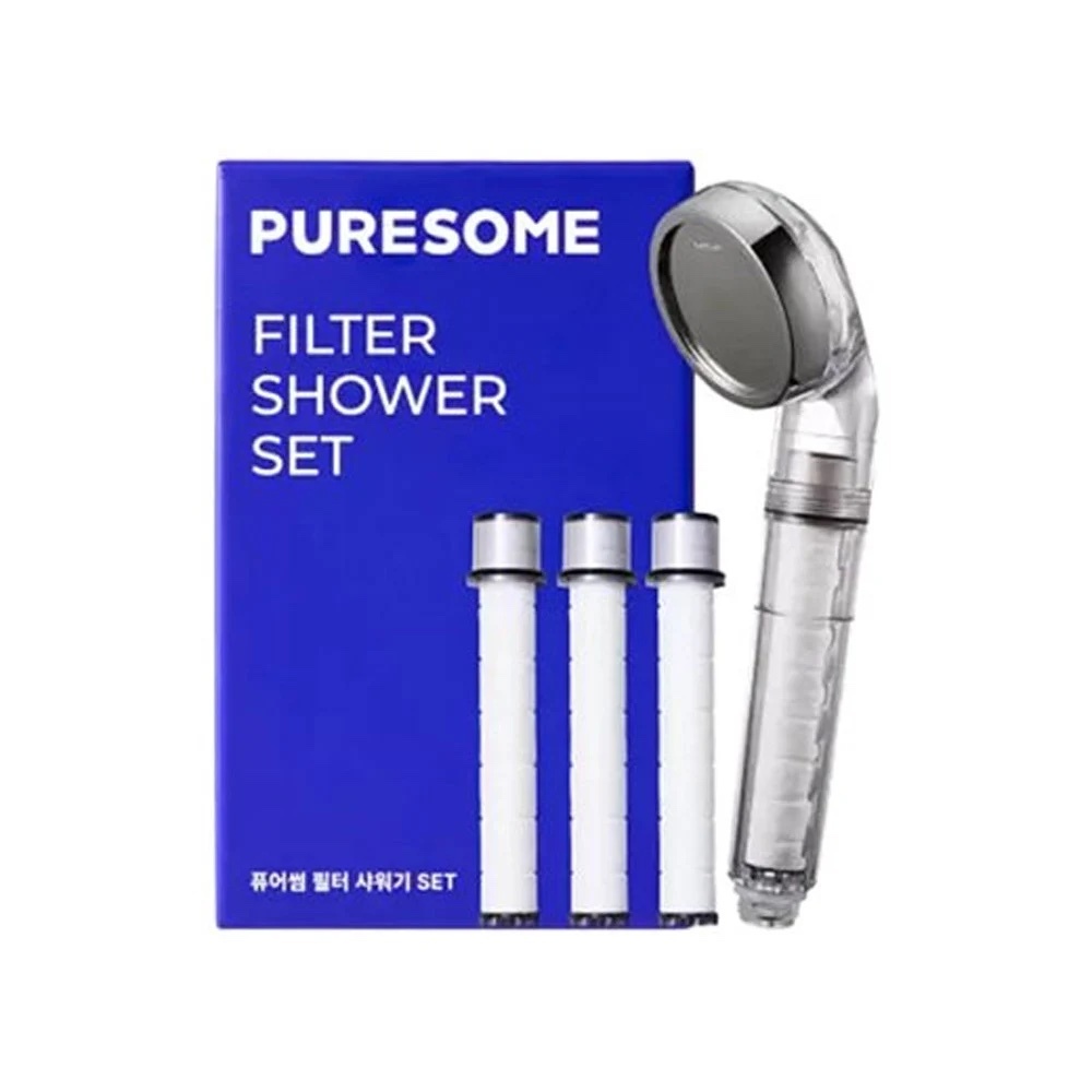 《韓國連線》BODYLUV PURESOME SHOWER PROMOTION SET (SHOWER+FILTER 3 PIECES) 淋浴頭+過濾器套裝