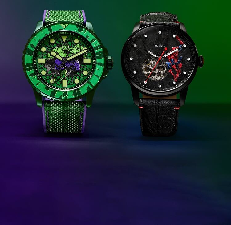 Marvel x Fossil 蜘蛛人 VS. 浩克