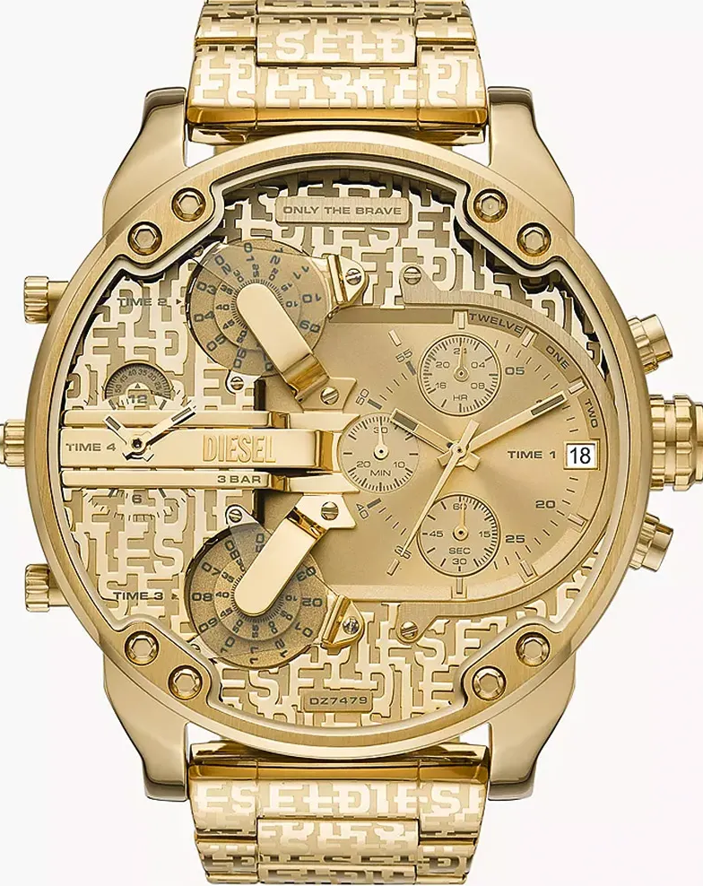 Diesel WATCH - Gold Diesel Mr. Daddy 2.0 Gold Watch DZ7479