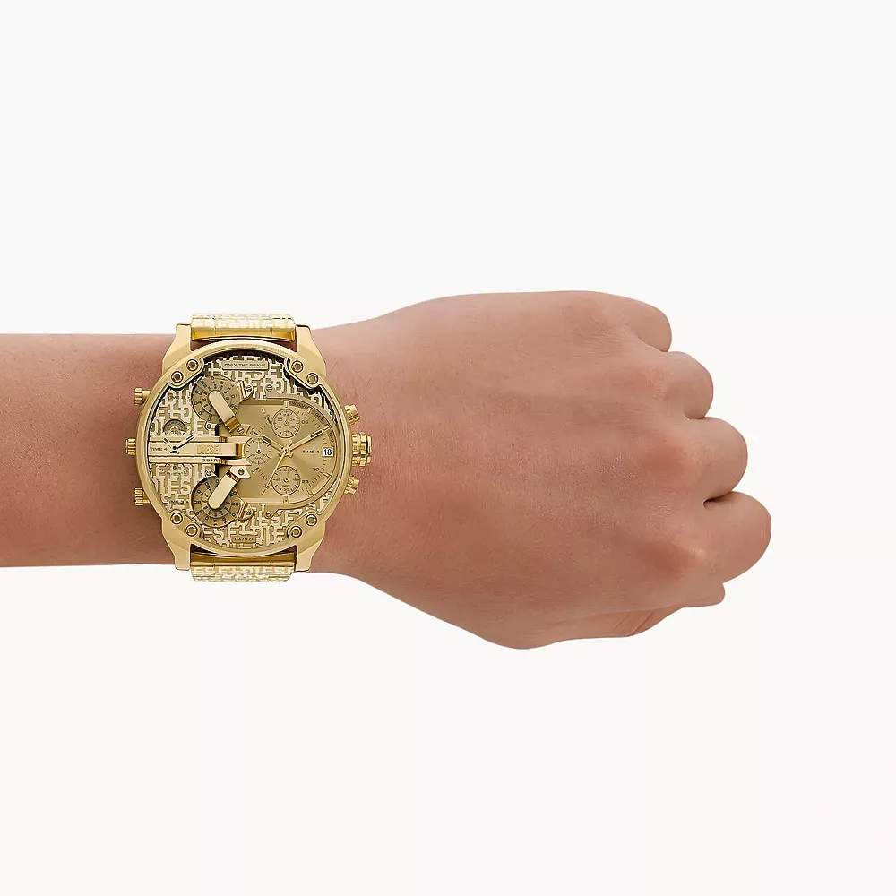 Diesel WATCH - Gold Diesel Mr. Daddy 2.0 Gold Watch DZ7479