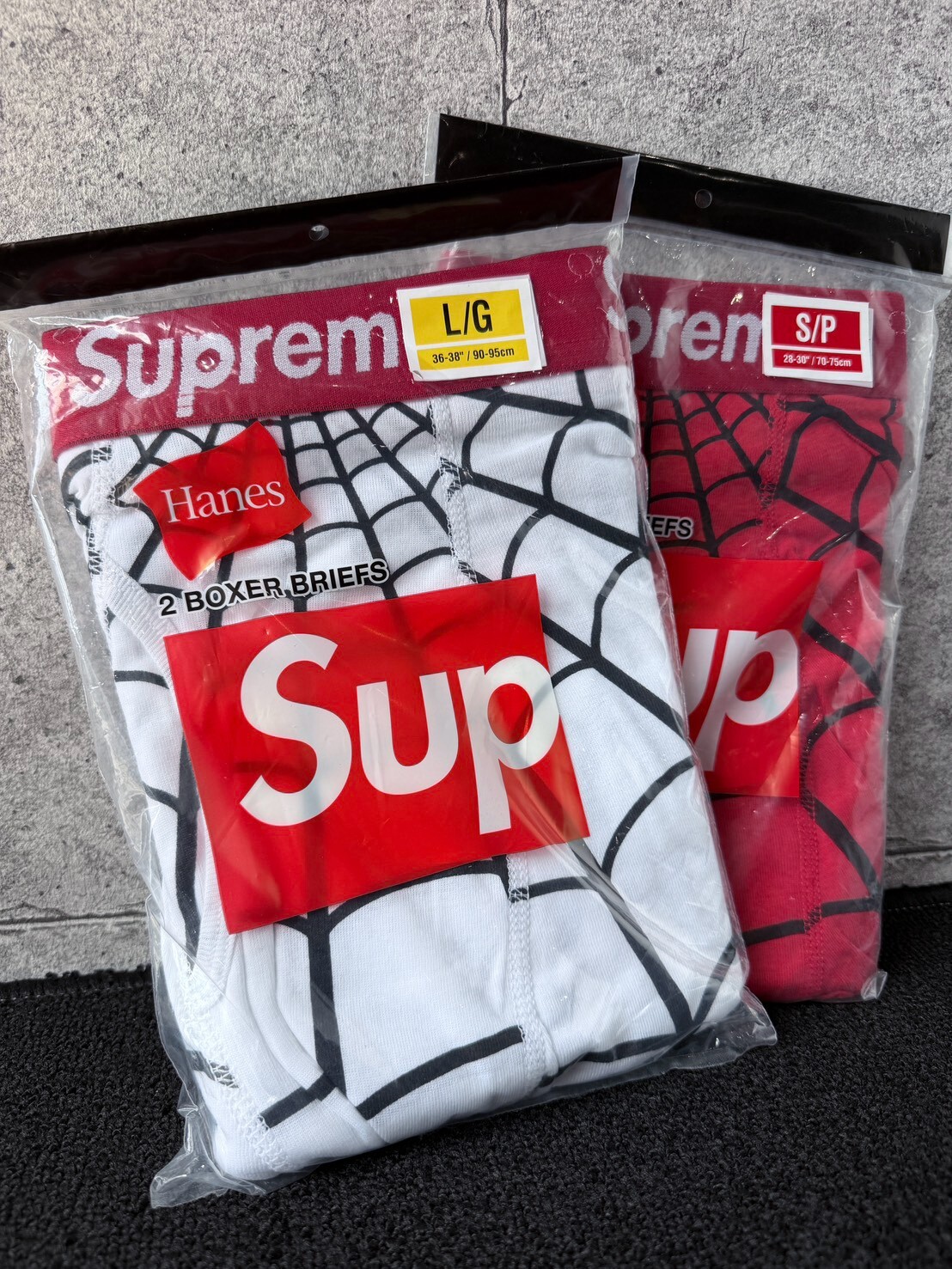 Supreme × Hanes x Spider-Man蜘蛛人 聯名款 四角褲組(一包兩入)