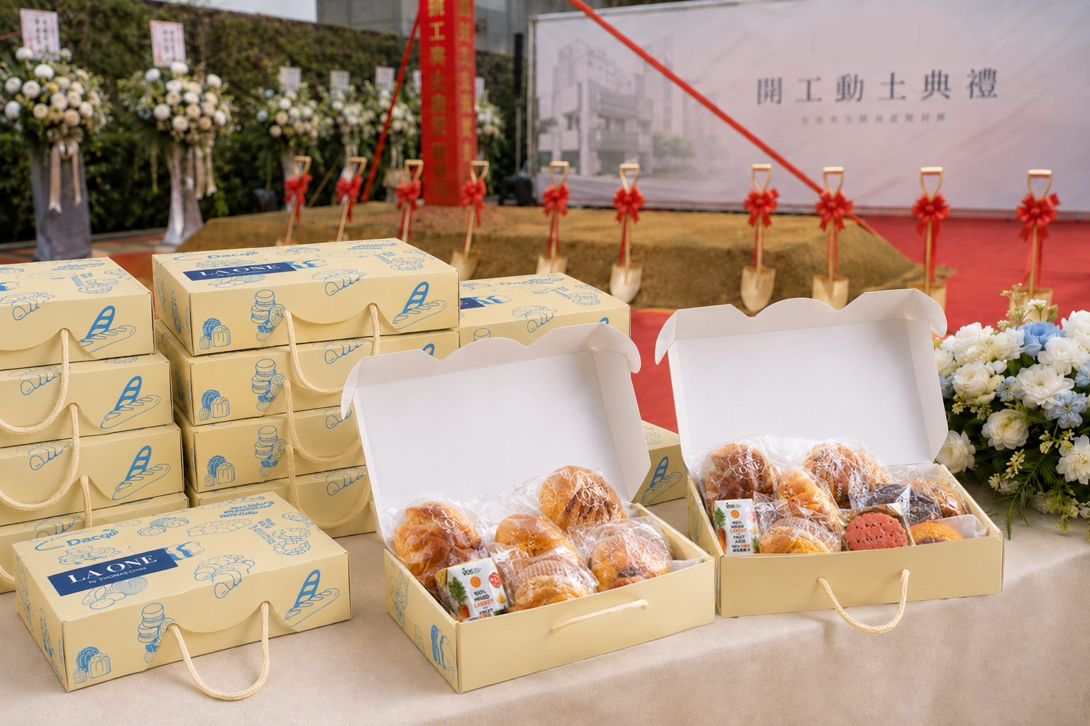 LA ONE 動土典禮餐盒