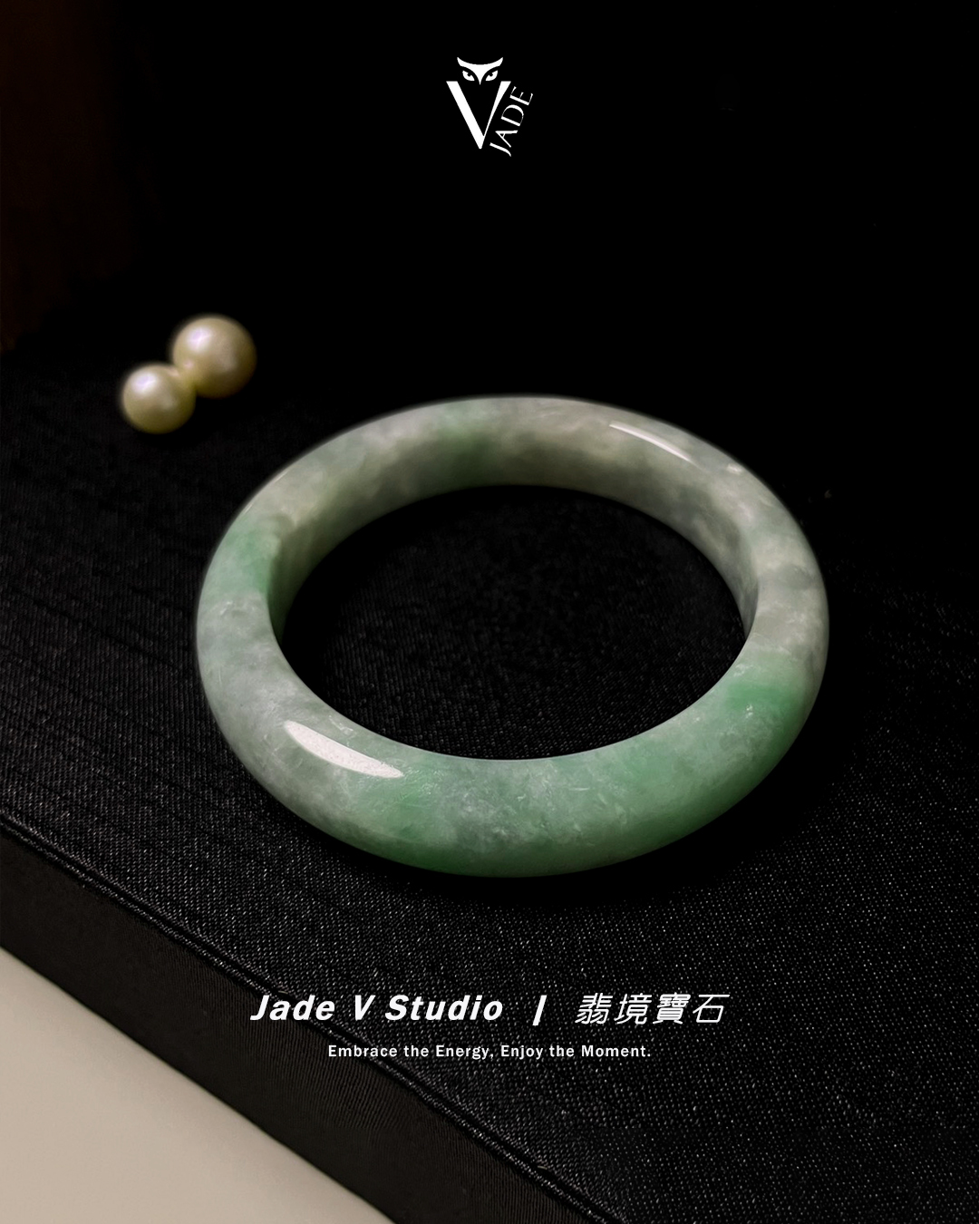 【JadeV｜翡境寶石】 糯種果綠 翡翠 手鐲