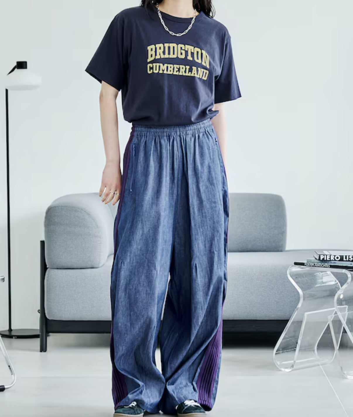 Needles x Freakstore HD Pants Denim- Blue