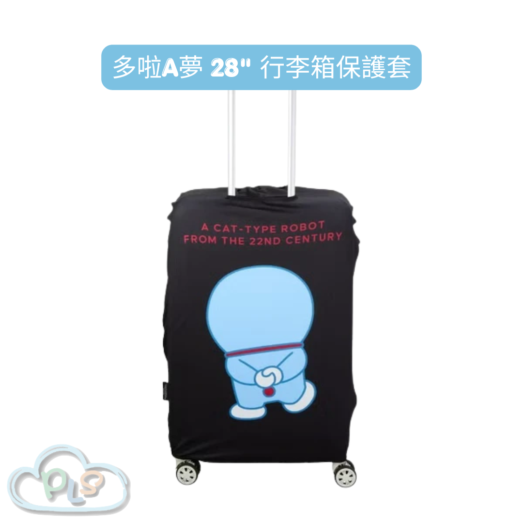 28" 行李箱保護套 多啦A夢 Siffler 黑色 #23083-1
