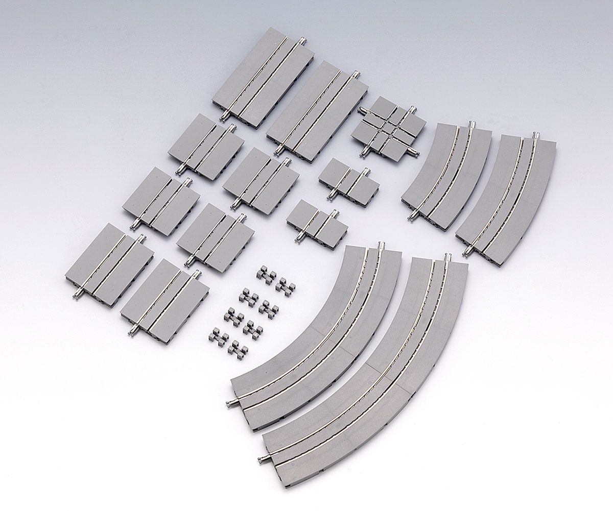Tomix 91088 N scale Wide Tram Mini Rail Set Cross Cross Set (Rail Pattern MX-WT)