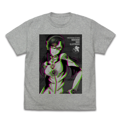 真希波･ﾏﾘ･ｲﾗｽﾄﾘｱｽ ｸﾞﾗﾌｨｯｸTｼｬﾂ/MIX GRAY COSPA 090726