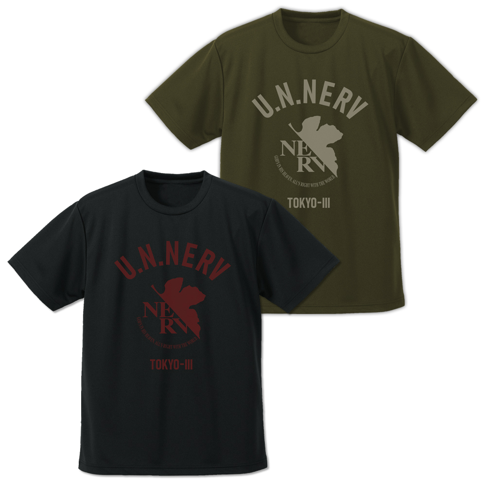NERV ﾄﾞﾗｲTｼｬﾂ/BLACK COSPA 090726