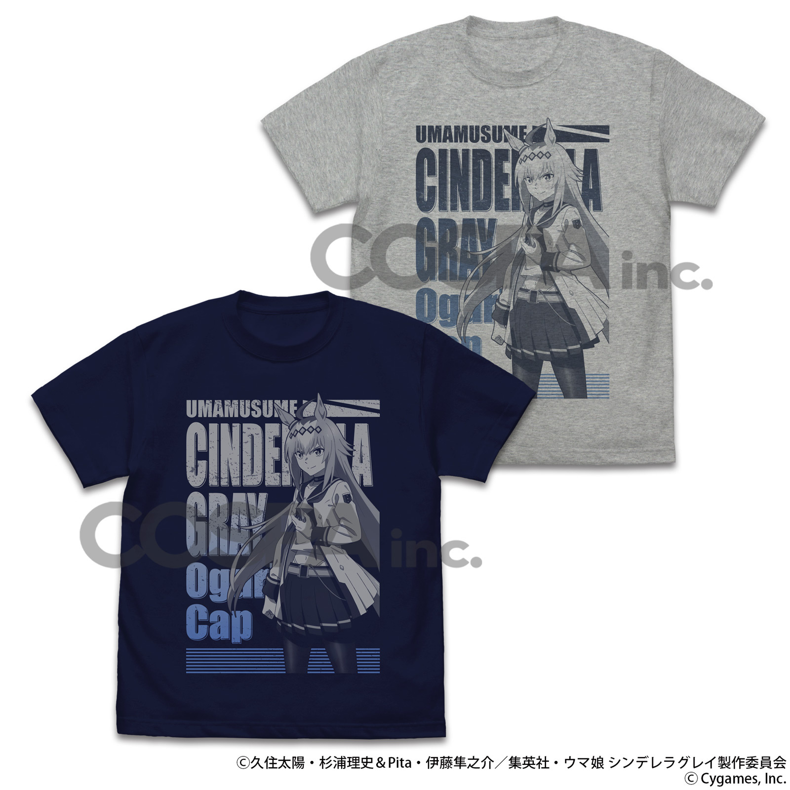 ｵｸﾞﾘｷｬｯﾌﾟ Tｼｬﾂ/MIX GRAY COSPA 090726