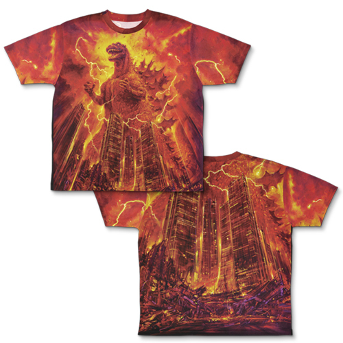 ｺﾞｼﾞﾗ'84 両面ﾌﾙｸﾞﾗﾌｨｯｸTｼｬﾂ COSPA 090726