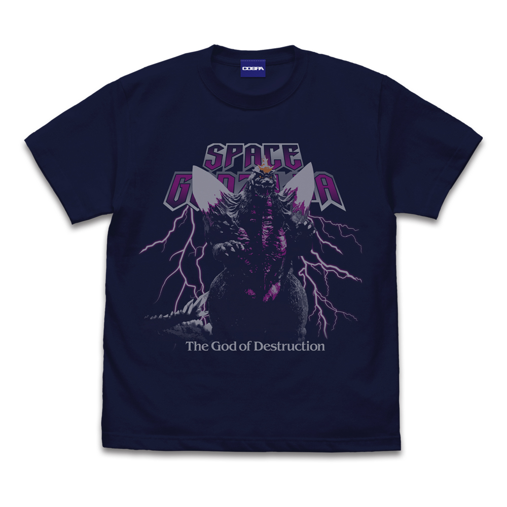 ｽﾍﾟｰｽｺﾞｼﾞﾗ Tｼｬﾂ/NAVY COSPA 090726