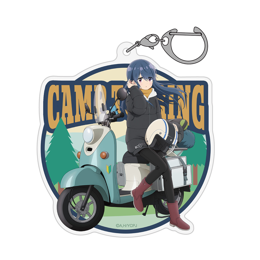 描き下ろし 志摩ﾘﾝ ｱｸﾘﾙﾏﾙﾁｷｰﾎﾙﾀﾞｰ ﾊﾞｲｸでひといきVer. COSPA 090726