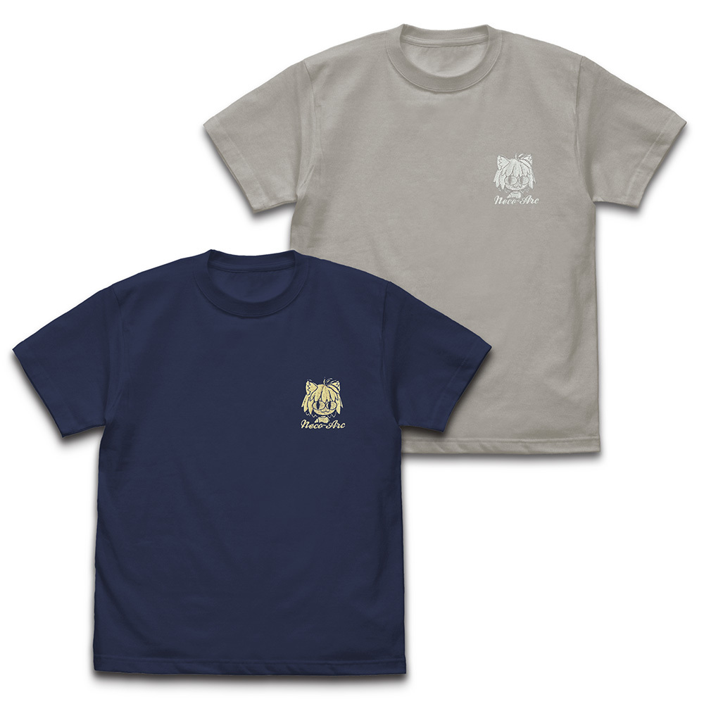 ﾈｺｱﾙｸ ﾜﾝﾎﾟｲﾝﾄ刺繍Tｼｬﾂ/LIGHT GRAY COSPA 090726
