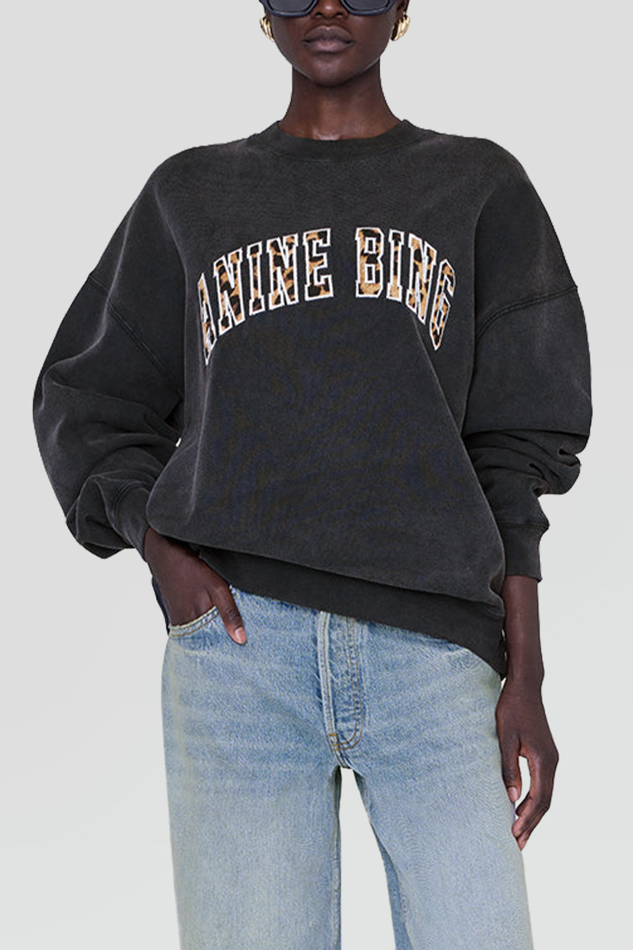 Anine Bing｜MILES 豹紋衛衣