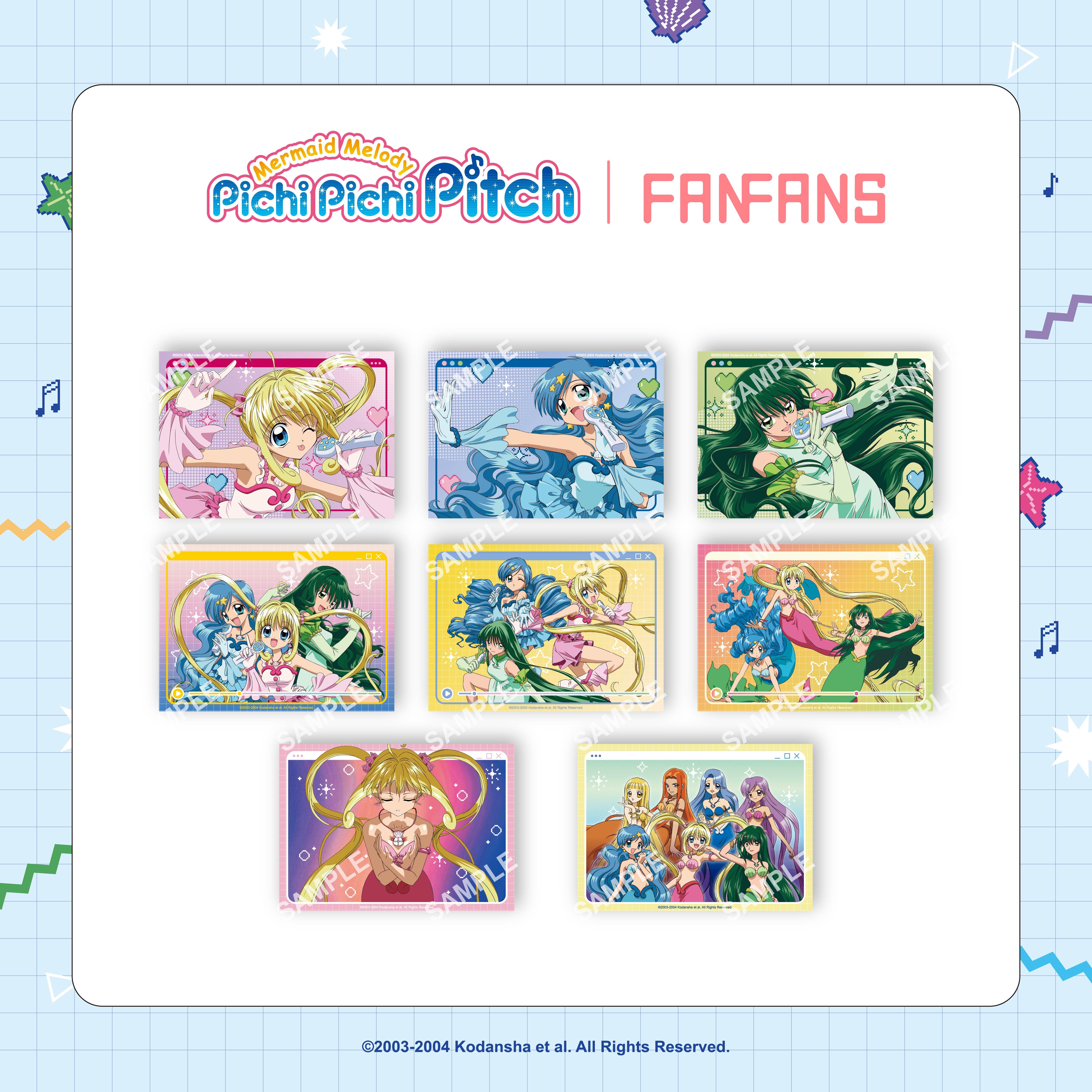 【新品】真珠美人魚-透卡明信片 (隨機單入 共8款)