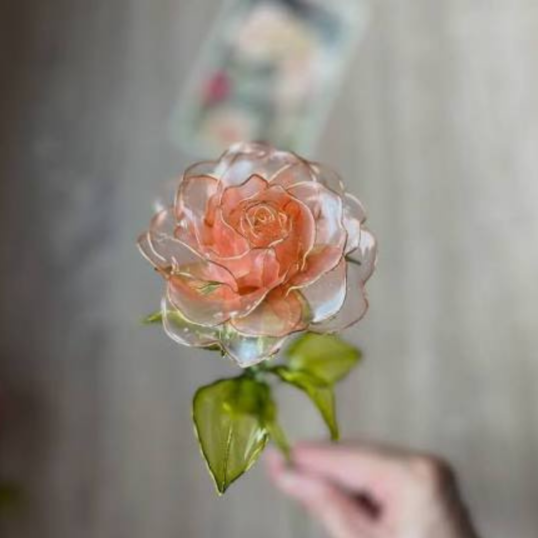 玫瑰水晶花