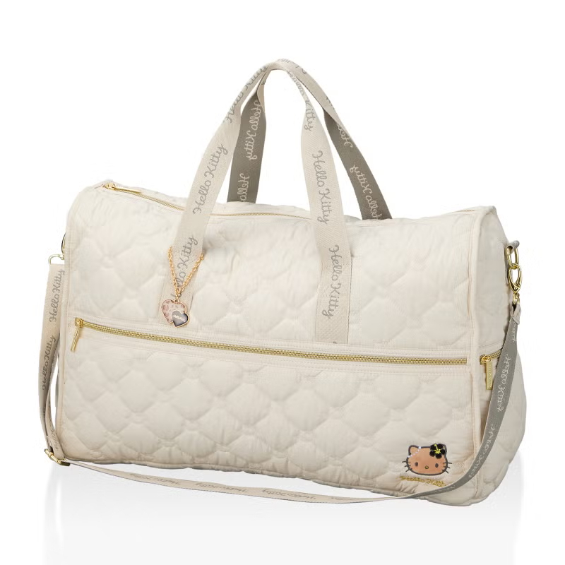 26163 Sanrio Hello Kitty 旅行波士頓包 曬黑版 白色 #JP-SI-6096SA55
