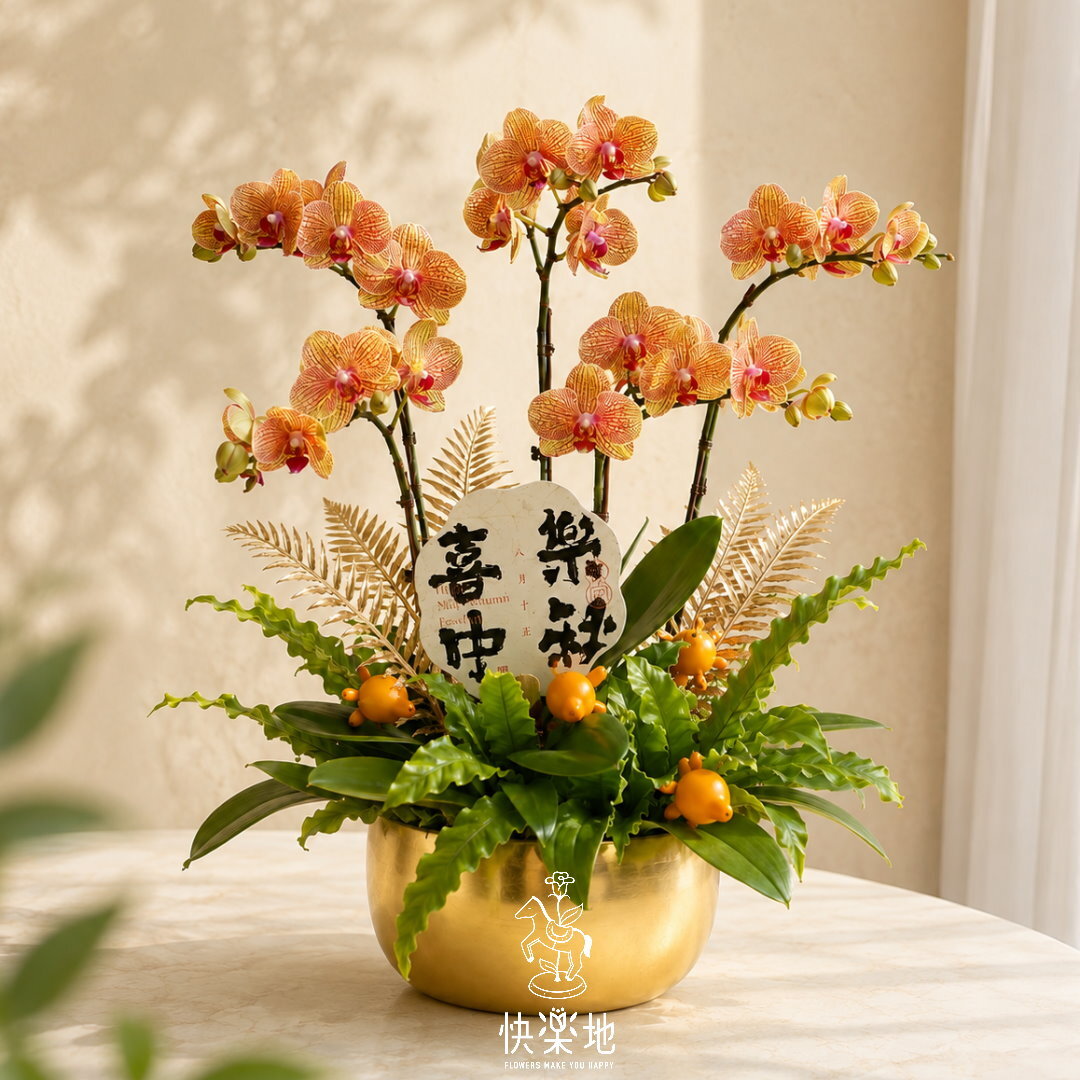 中秋節花盒,中秋送禮,中秋禮籃,中秋節禮籃,中秋節,禮盒,禮籃,中秋花禮,中秋節花禮,,蝴蝶蘭盆栽,中秋節蘭花盆栽,蝴蝶蘭