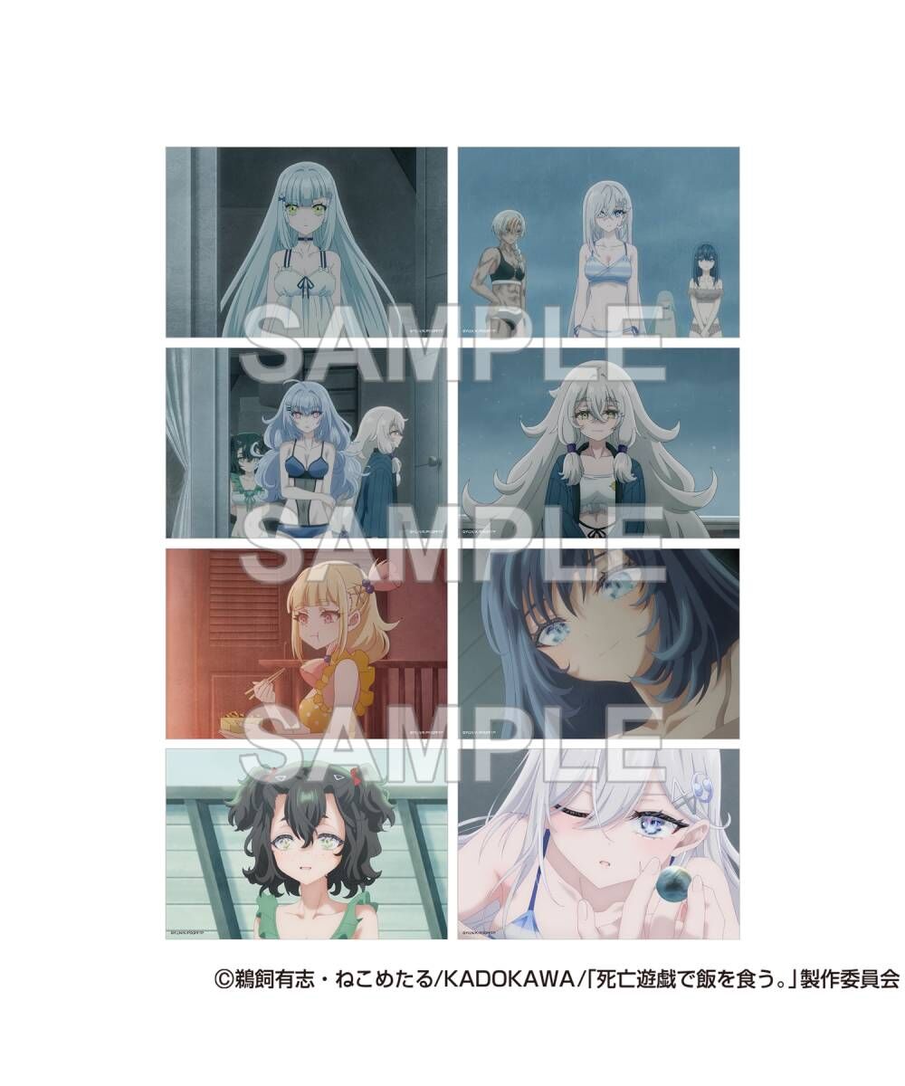 預購-死亡遊戯で飯を食う。 插圖小卡套組 CLOUDY BEACH ver. 【日本進口精品】
