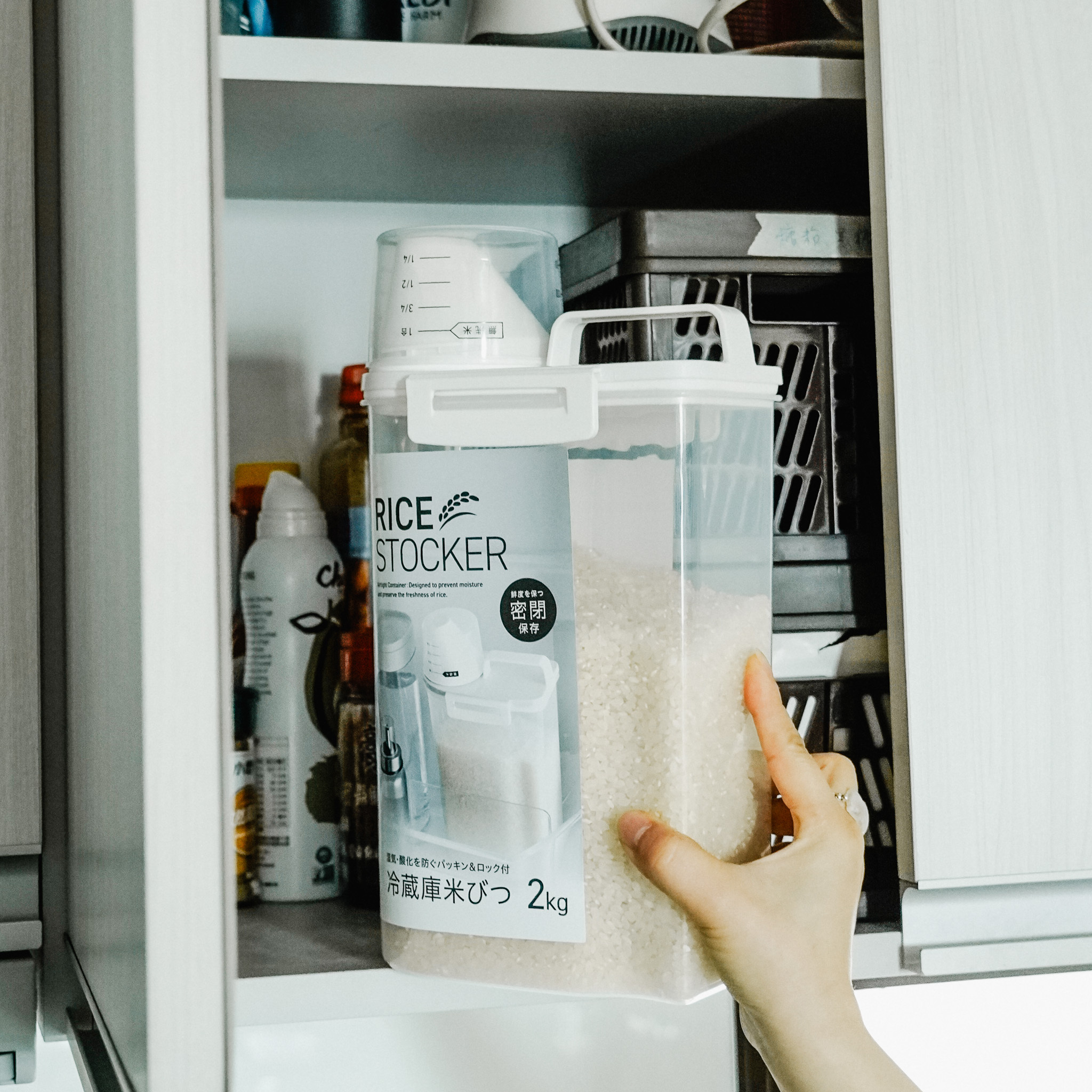 日本 ASVEL防潮密封米桶 2kg
