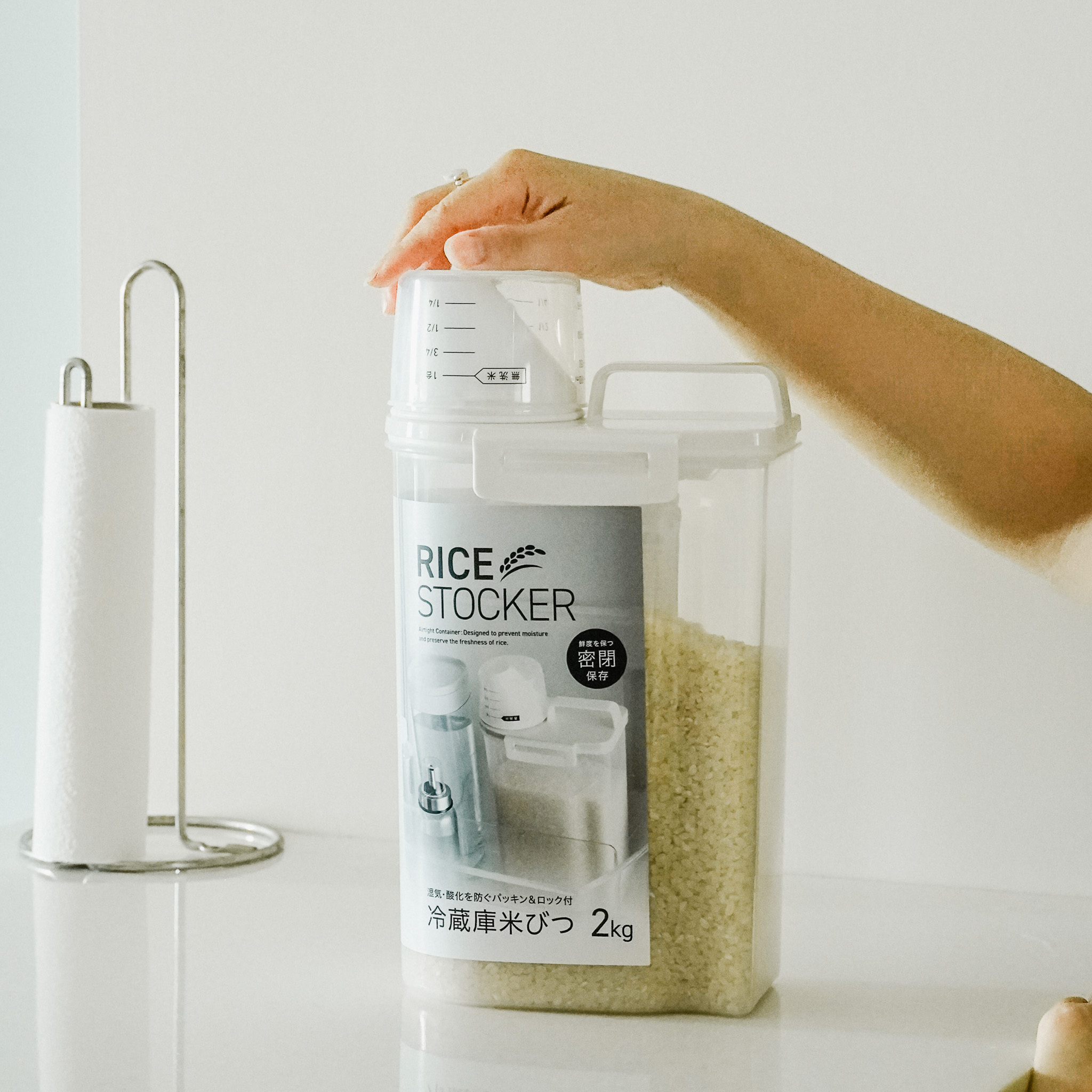 日本 ASVEL防潮密封米桶 2kg