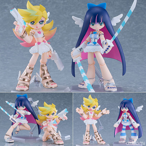 預訂7月 Good Smile Company 新吊帶襪天使 figma 潘蒂＆絲桃金 天使ver.套組 706・707 figma New PANTY & STOCKING with GARTERBELT Panty & Stocking Angel ver. Set Pre-order