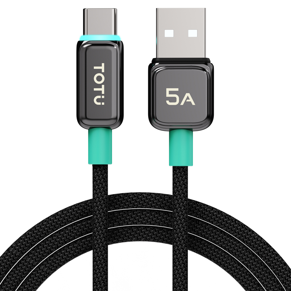 TOTU LED Type-C Fast Charging Braided Cable