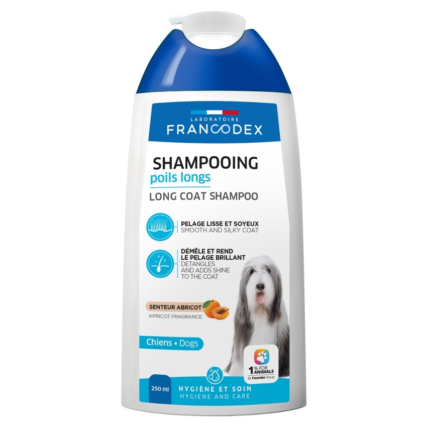 法國Francodex 犬用長毛洗毛水1L/250ml