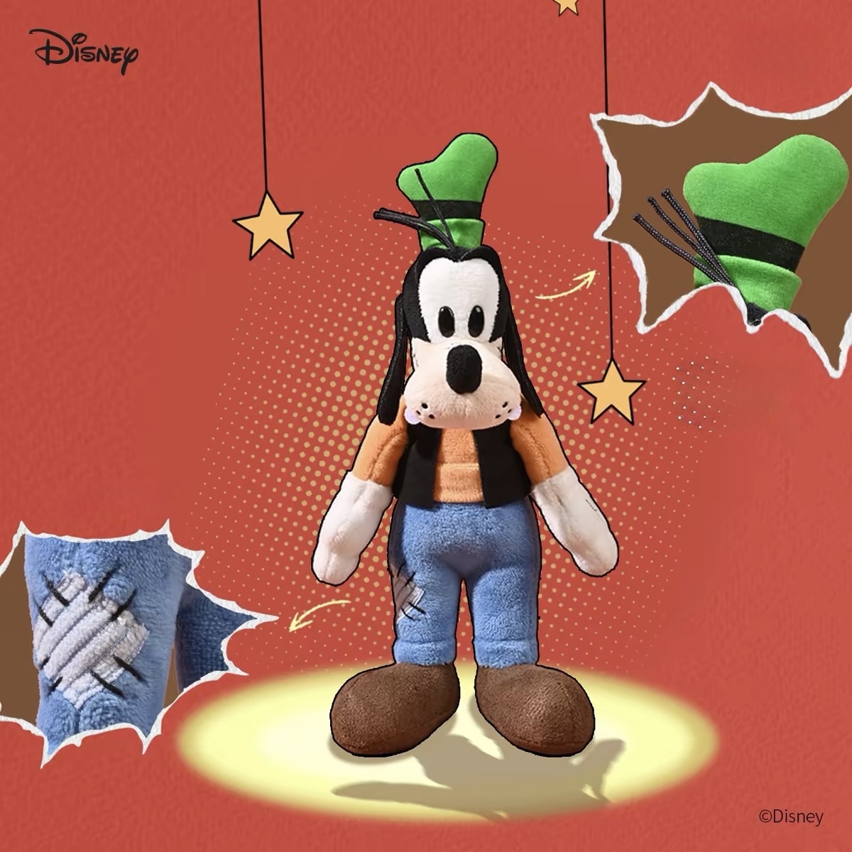 DISNEY 迪士尼 高飛 站姿 吊飾 鑰匙圈 官方正版授權 / 預購