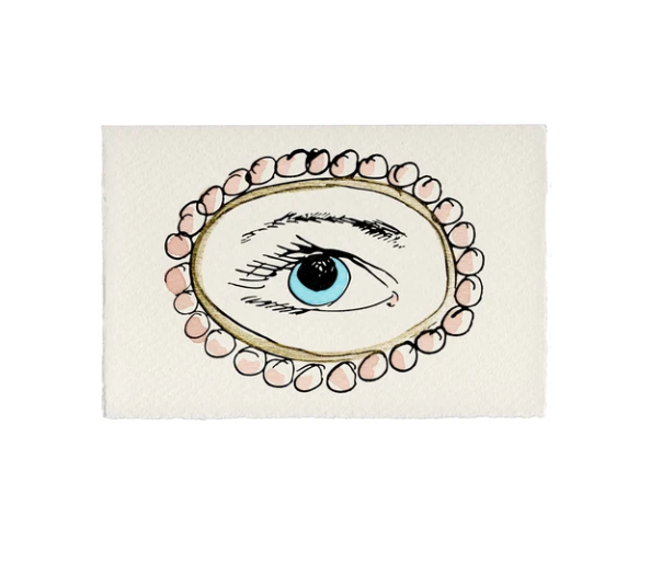 Scribble & Daub Lover's Eye 情人之眼手繪卡片