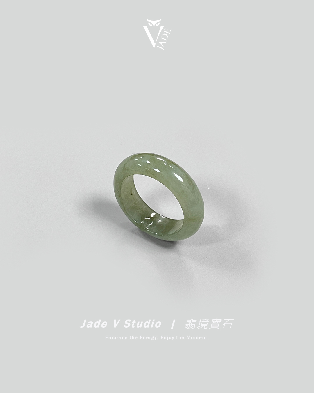 【JadeV｜翡境寶石】果綠 細糯種 翡翠 戒指