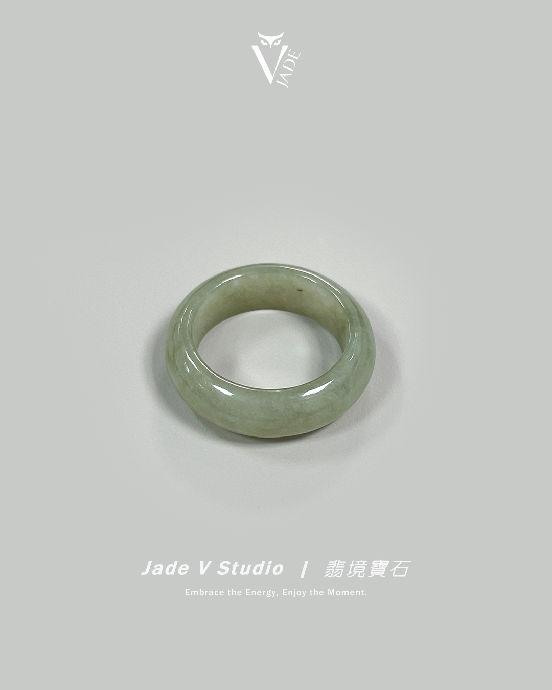 【JadeV｜翡境寶石】果綠 細糯種 翡翠 戒指