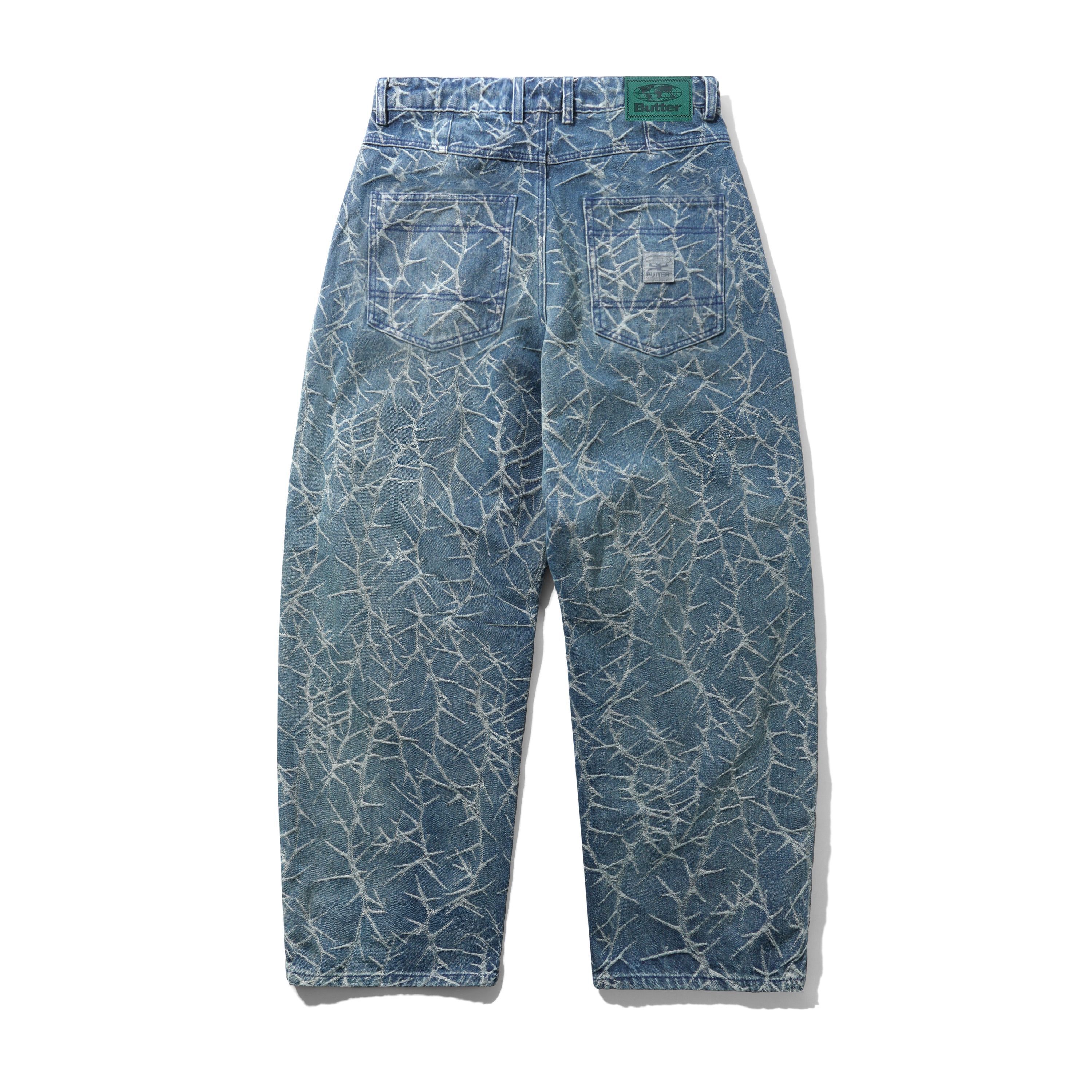 Butter goods - Thorn Camo Wide Cut Denim Jeans